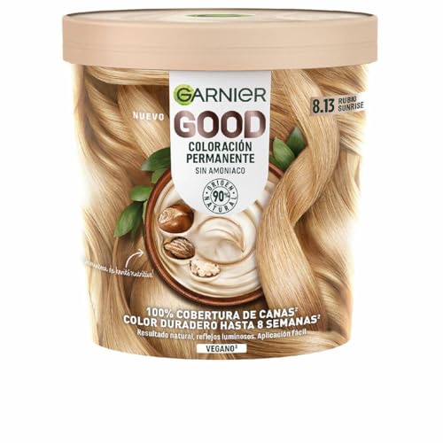 Garnier Coloración Permanente Good 217 ml Sin amoniaco Rubio Nº 8.13