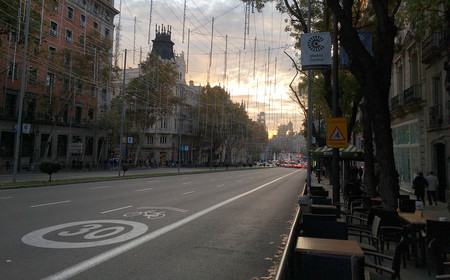 Así es el primer balance de Madrid Central: menos coches y más usuarios de transporte público