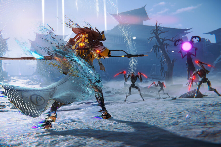 Ya tengo a qué jugar hasta que salga Saros y es una fusión de Returnal con un hack and slash