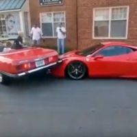 ¿Cómo arruinar una mañana de sábado ideal? Fácil, aparcando sobre un Ferrari 458 Speciale 