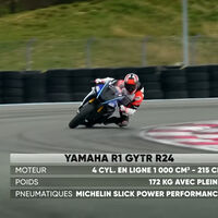 Una leyenda de los coches está haciendo sus primeros pinitos con las motos con una Yamaha R1. Y toca rodilla como Marc Márquez 