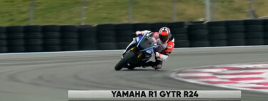 Una leyenda de los coches está haciendo sus primeros pinitos con las motos con una Yamaha R1. Y toca rodilla como Marc Márquez 