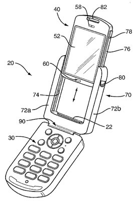 Patente Sony Ericsson de pantalla desmotable de móvil