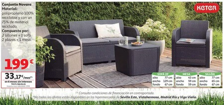 Conjunto Muebles Alcampo