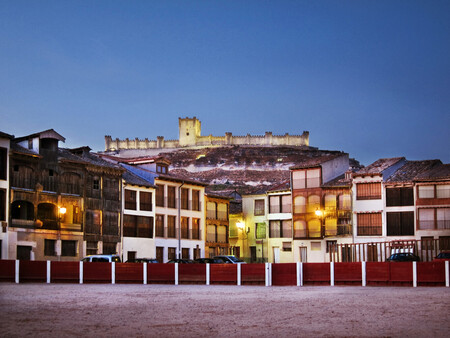 Plaza de El Coso, en Peñafiel.