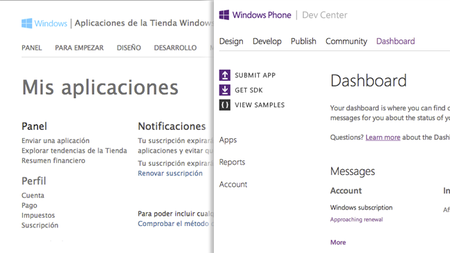 Microsoft unifica los registros de desarrollador para Windows Phone y Windows