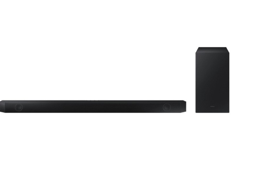 Barra de sonido - Samsung HW-Q60B/ZF, Bluetooth, Subwoofer Inalámbrico, 340 W, Dolby Atmos 3.1, Negro