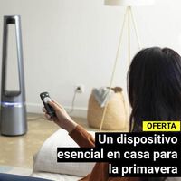 Este dispositivo de Rowenta será tu mejor aliado esta primavera en casa: purificador y ventilador ahora rebajado