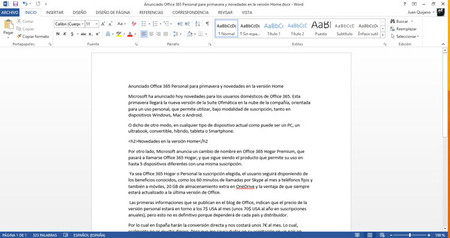 Office 365 Word