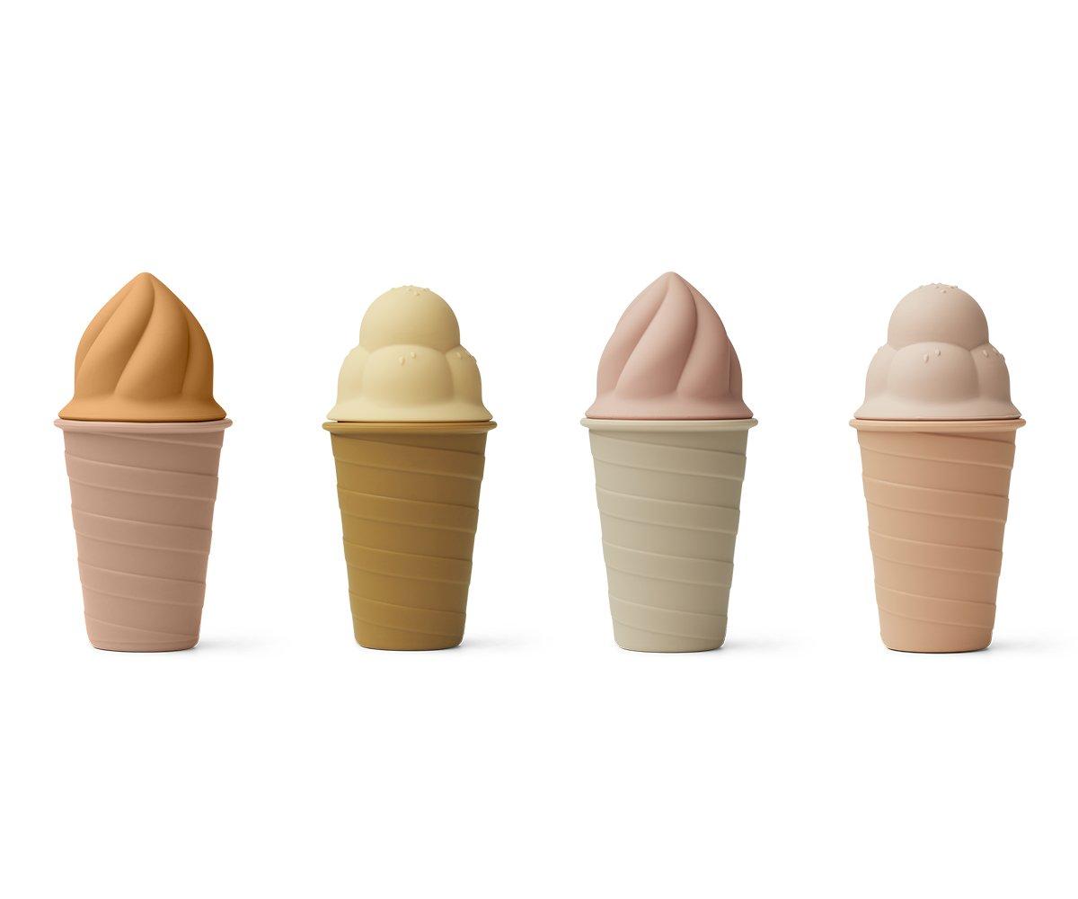Divertido juguete en forma de helados con los que tu peque se divertirá jugando en la arena o agua