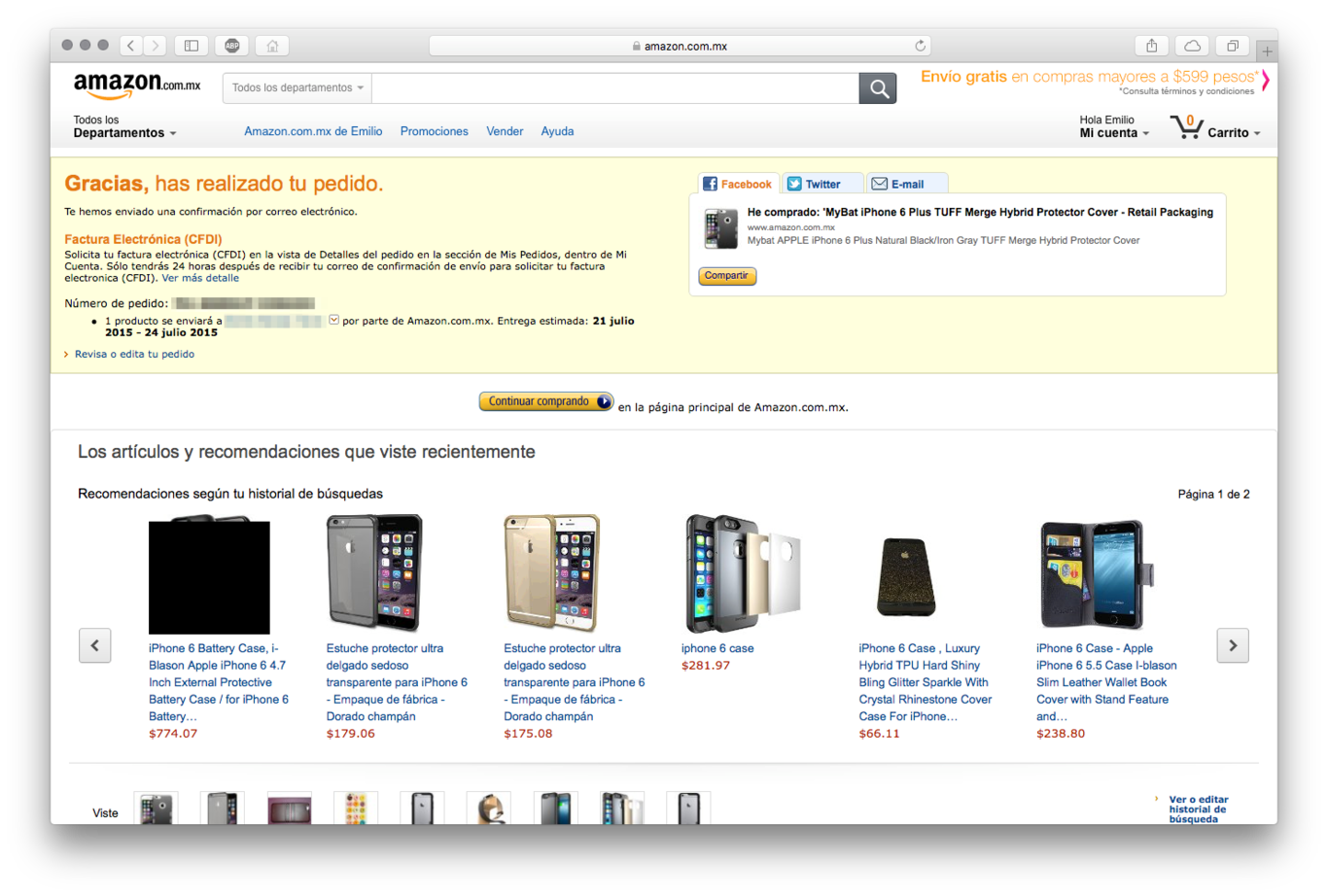 Compramos en Amazon México y esto fue lo que nos encontramos