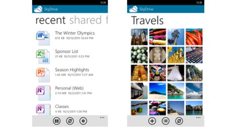 SkyDrive lanza sus aplicaciones para iPhone y Windows Phone