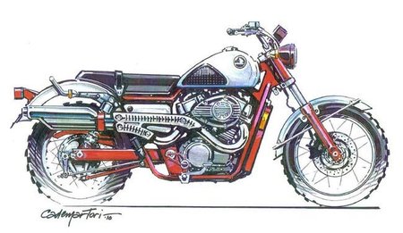 Honda Shadow by Cobra, Scrambler