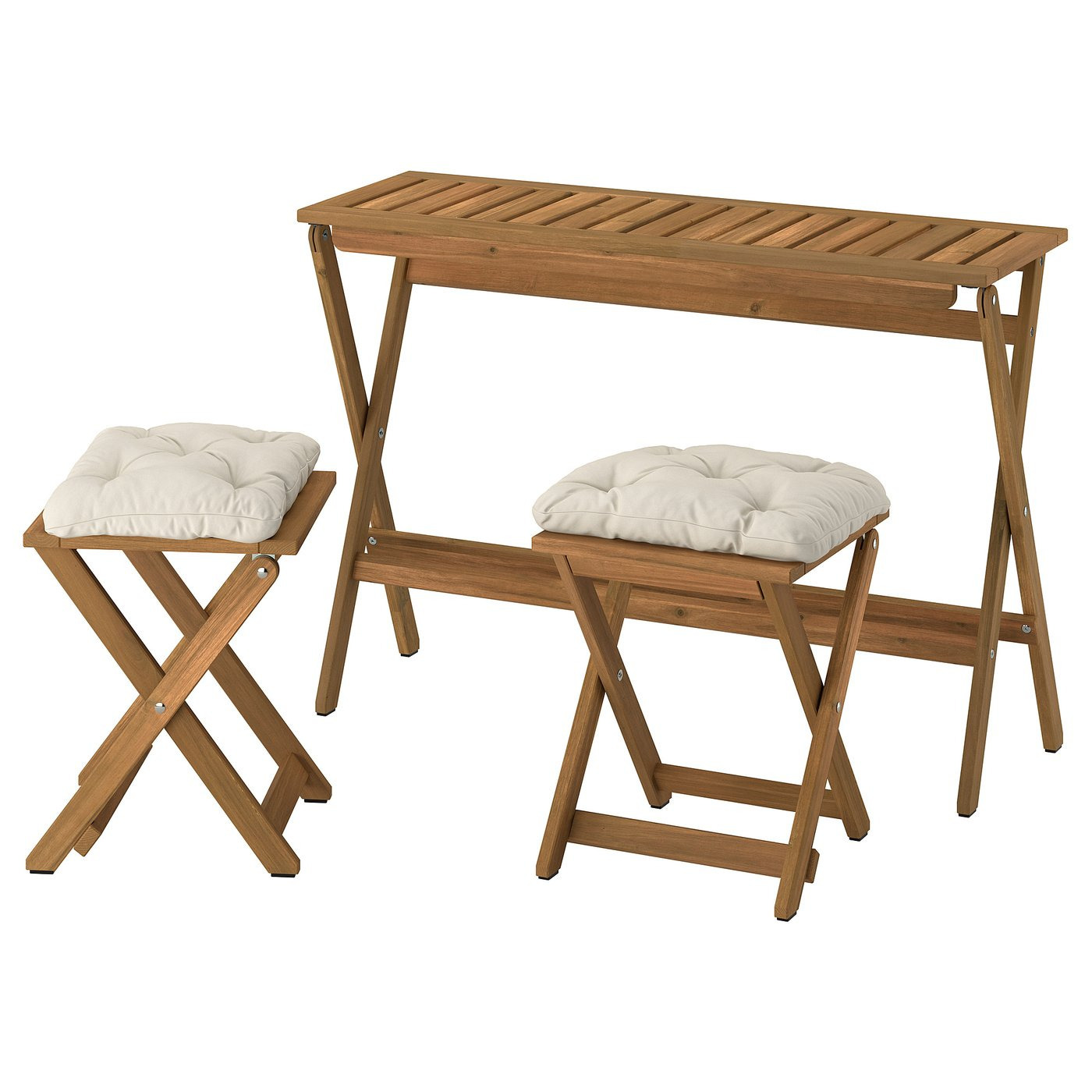 NÄMMARÖ - Mesa con 2 taburetes