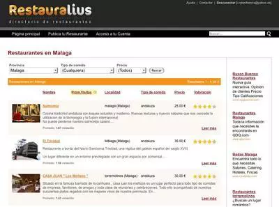 Restauralius un directorio de restaurantes en España
