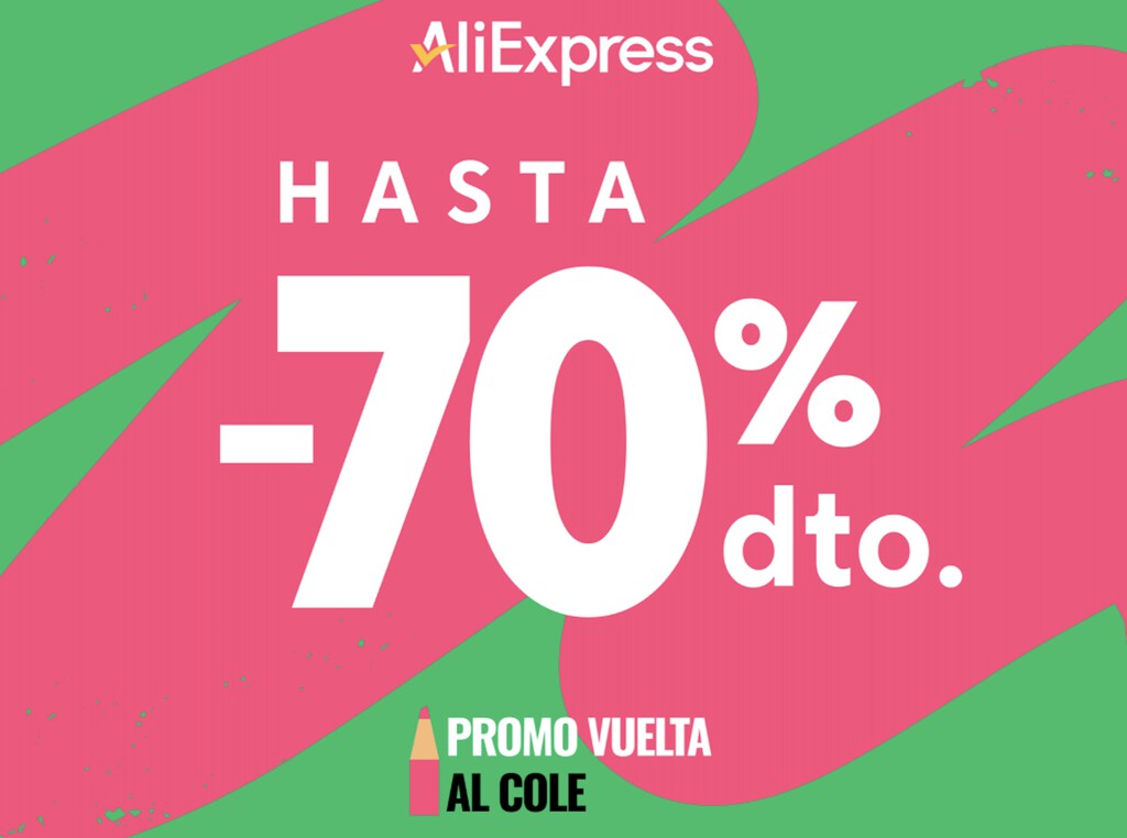 Arranca la vuelta al cole de AliExpress con descuentazos de hasta el 70% y estos son algunos de los mejores chollos 