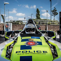 La Policía de la Isla de Man estrena un monoplaza como coche patrulla, en concreto un BAC Mono