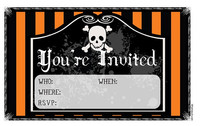 Invitaciones imprimibles para la fiesta de Halloween 