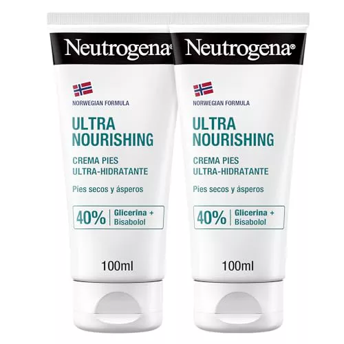Neutrogena Fórmula Noruega Crema de Pies Ultra Hidratante (pack de 2 x 100 ml)