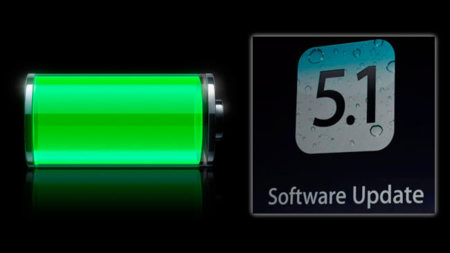 iOS 5.1 mejora el rendimiento de la batería, pero no lo suficiente