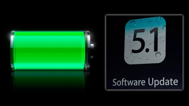 La duración de la batería de los dispositivos iOS mejora con la nueva actualización iOS 5.1