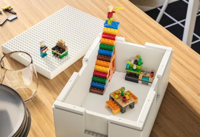 Juego y almacenaje, la nueva solución divertida de Ikea y Lego