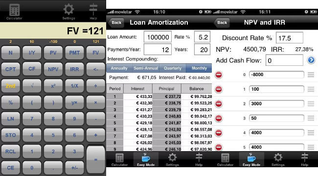 Calculadora financiera (Echoboom Apps)