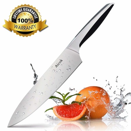 Cupón de descuento de 7 euros en el cuchillo Aicok de 20 cm: ahora cuesta 4,99 euros en Amazon