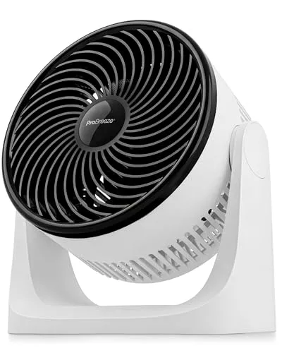 Pro Breeze AirFlo Mini Ventilador de Mesa Potente y Silencioso