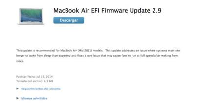 ¡Aleluya! Apple corrige el error de reposo de los Macbook Air de 2011
