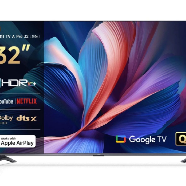 Smart TV QLED 32" (28,81 cm) Xiaomi L32MB-APEU, HD, 60 Hz, Google TV, Dolby Audio
