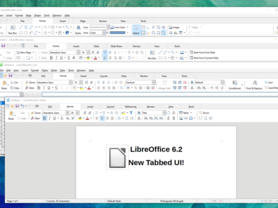 LibreOffice 6.2 nos trae una nueva interfaz moderna, temas alternativos y mejor soporte para la edición colaborativa