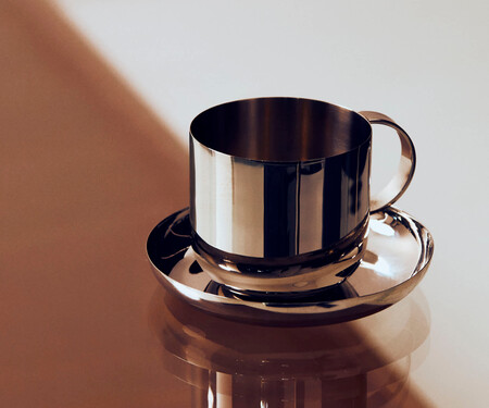 Set Nirela De 2 Tazas De Acero Inoxidable