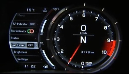 Display HUD Lexus LF-A0