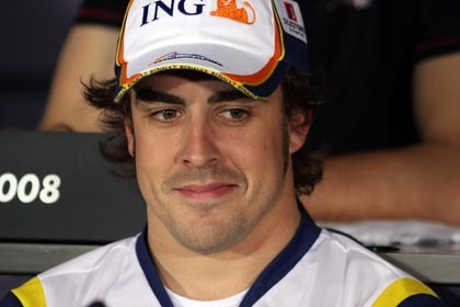 Fernando Alonso saldrá sólo por detrás de los Ferrari
