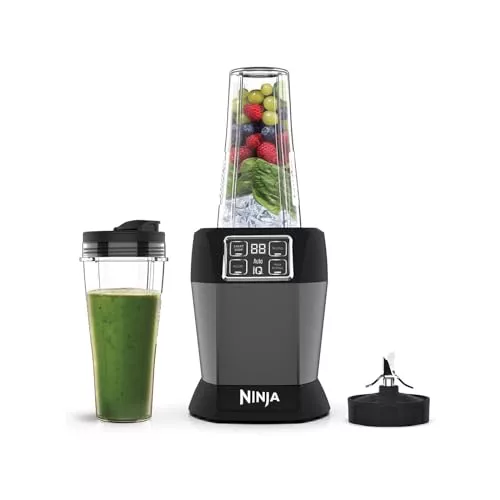 Ninja Batidora de vaso individual, 1000 W, 2 programas automáticos