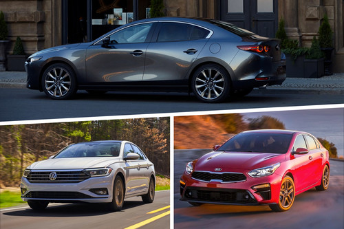 Mazda 3 vs. KIA Forte y Volkswagen Jetta: analizamos todas las versiones contra sus rivales