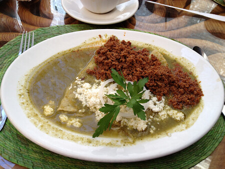 Enchiladas verdes