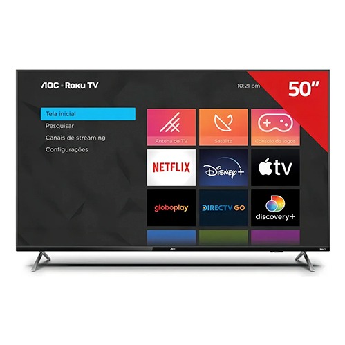 Smart TV 50" AOC 4K DLED