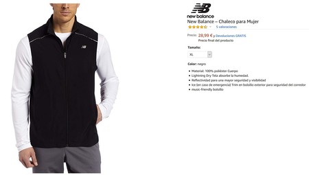 chaleco new balance mujer chaleco new balance mujer