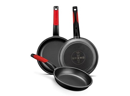 Oferta Flash en Amazon: set de tres sartenes de aluminio fundido Bra Premiere de 18, 22 y 26 cm por 39,99 euros con envío gratis