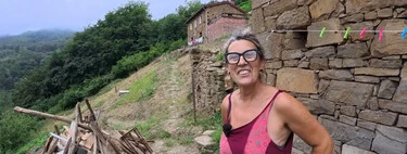 Estrella compró tres casas en ruinas por 34.000 euros en un pueblo de Asturias: “Cuando caí enferma, tenía aquí al albañil trabajando y entre quimio y quimio me escapaba y cogía fuerzas”