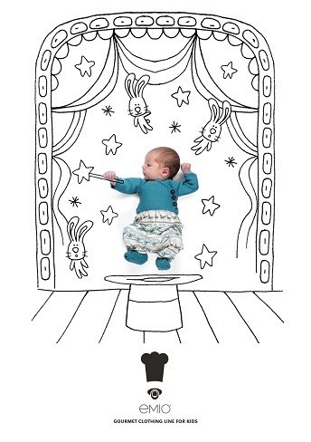 Emio, ropita "gourmet" para niños