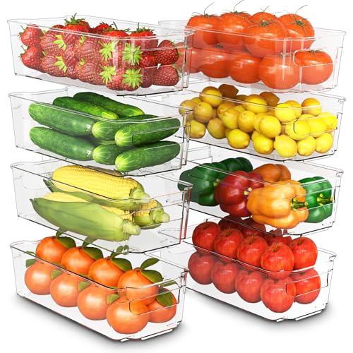 KICHLY Organizadores para la despensa - Juego de 8