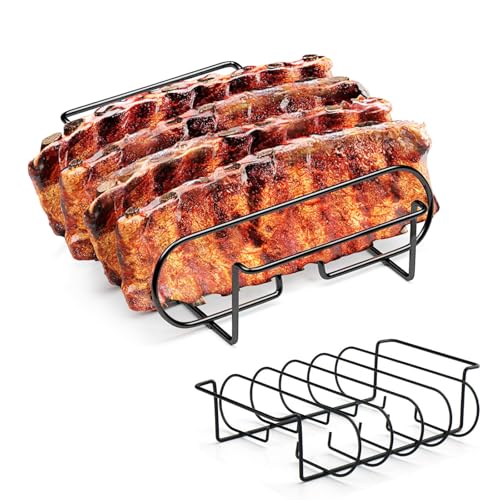 LURNODY Soporte para Costillas de Barbacoa