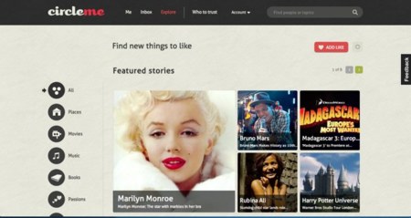 CircleMe, una red para estar al tanto de las cosas que te gustan