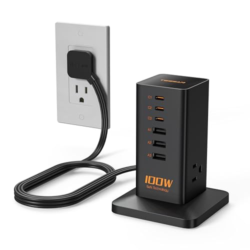 Torre multicontacto TESSAN 100W