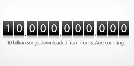 Apple manda un mensaje a las discográficas: 10.000 millones de canciones vendidas