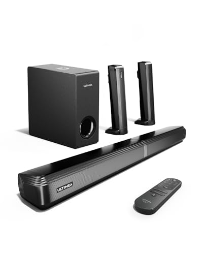 ULTIMEA Apollo S50 2025 4.1ch Barra de Sonido TV con Subwoofer 