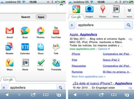 Google estrena página de búsqueda en dispositivos móviles
